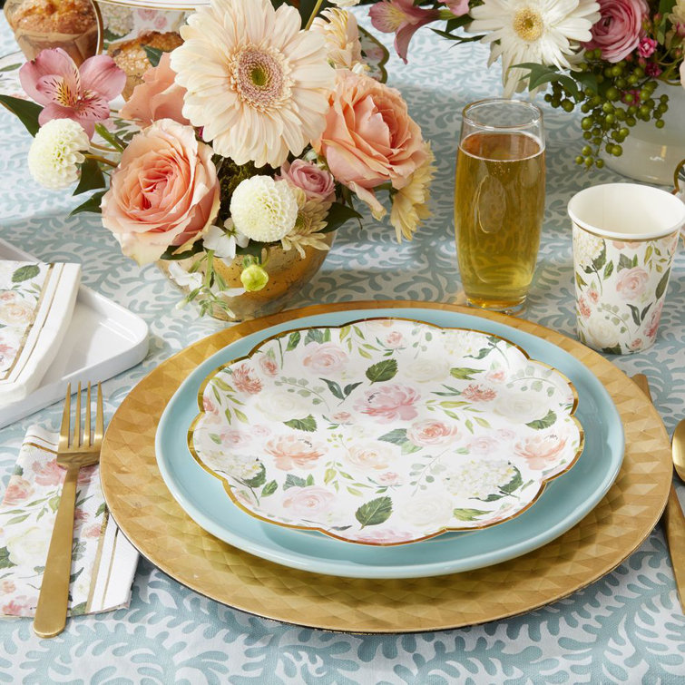 Kate Aspen Disposable Paper Dinner Plate Wayfair Canada